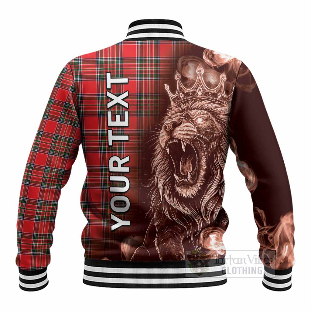 Binning Tartan Baseball Jacket Roaring Lion Heritage