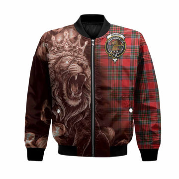 Binning Tartan Bomber Jacket Roaring Lion Heritage