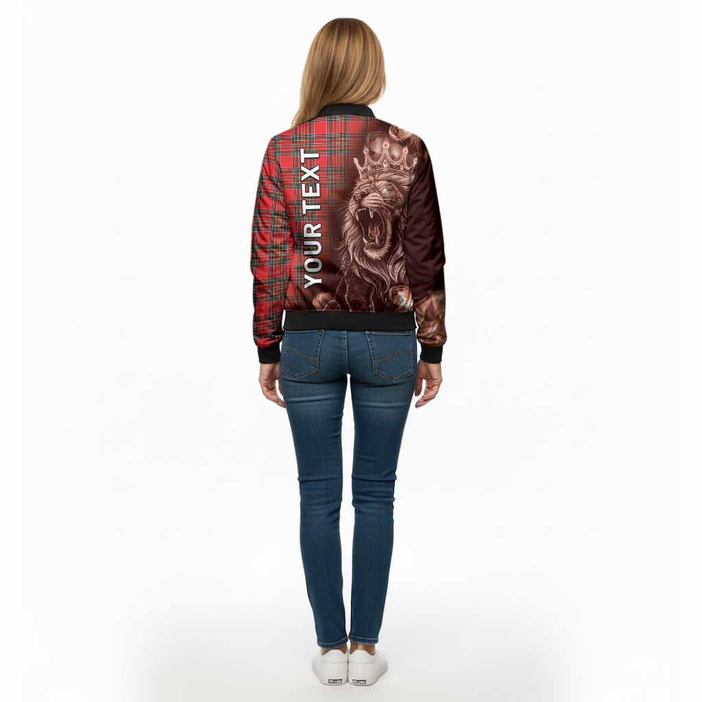 Binning Tartan Bomber Jacket Roaring Lion Heritage