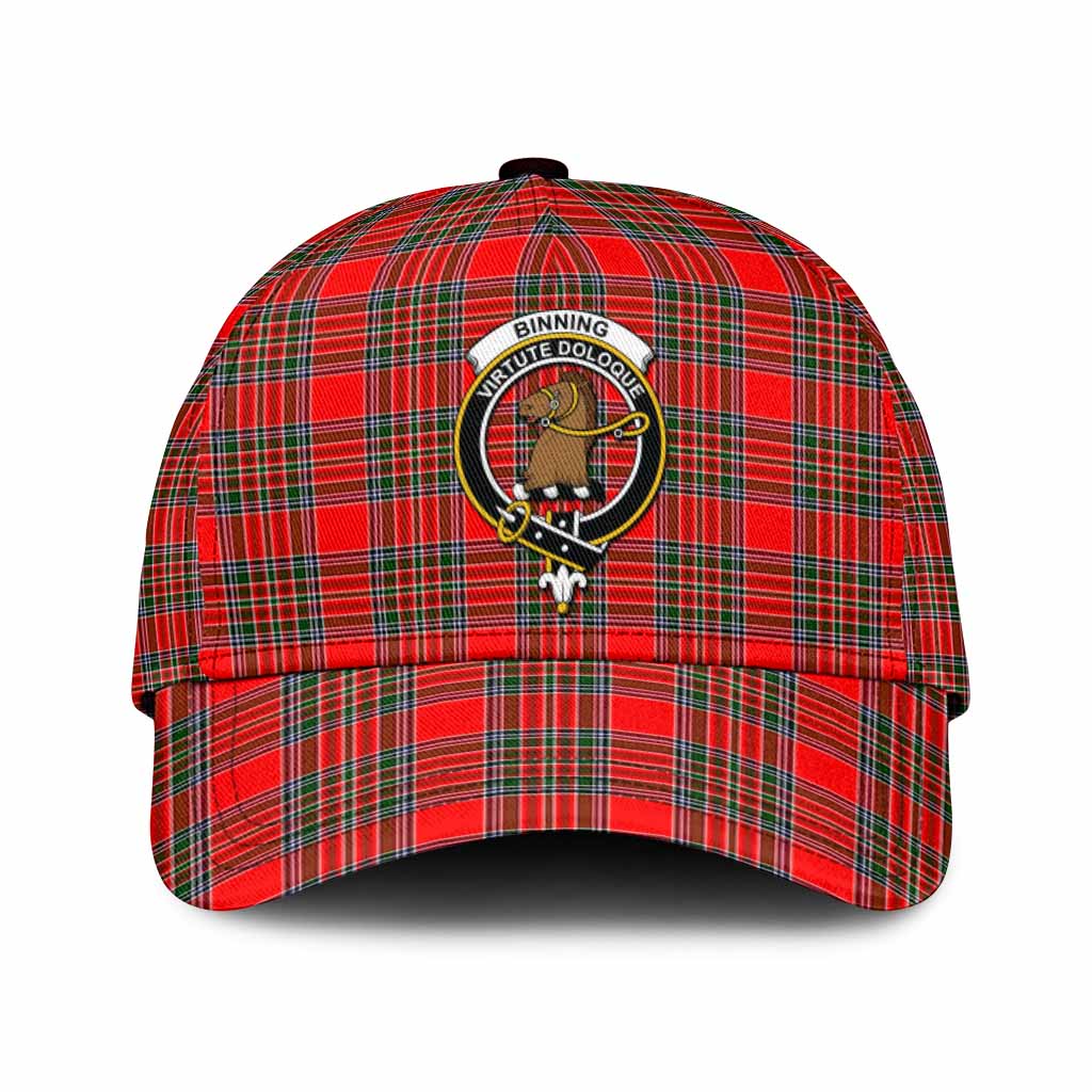 Binning Tartan Classic Cap with Family Crest