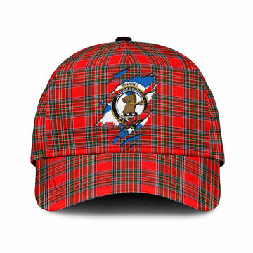Binning Tartan Classic Cap with Family Crest In Me Style