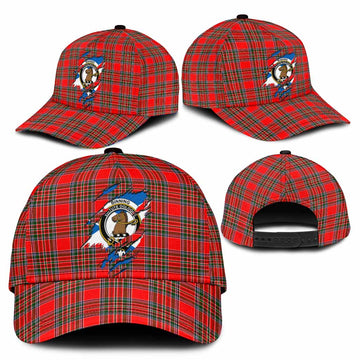 Binning Tartan Classic Cap with Family Crest In Me Style