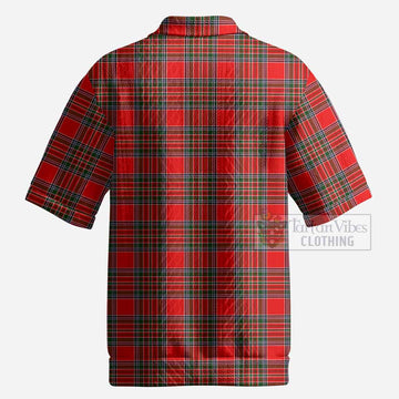 Binning Tartan Men’s Polo Sweater Top with Family Crest