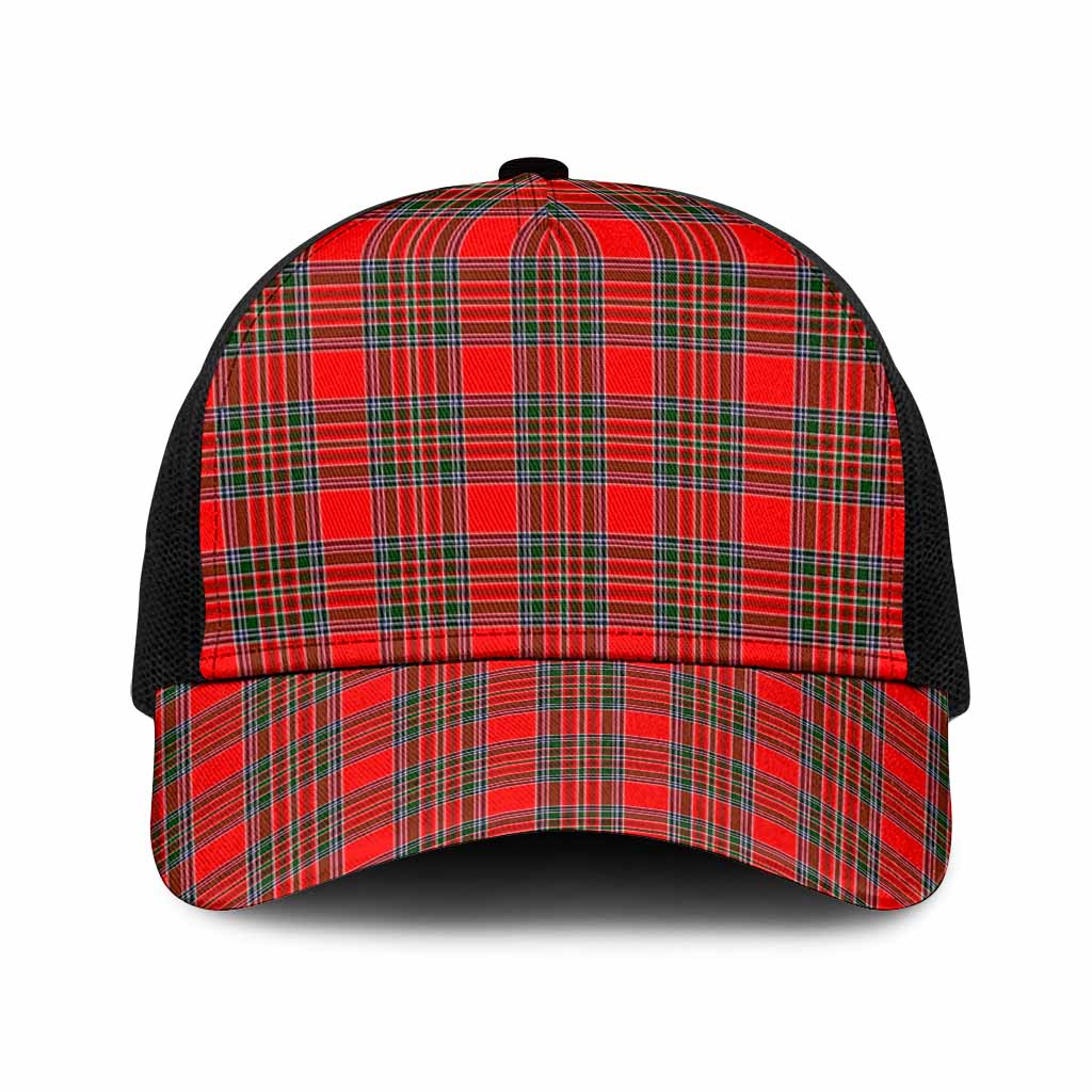 Binning Tartan Mesh Trucker Cap One Size (Adjustable) Black - Tartan Vibes Clothing