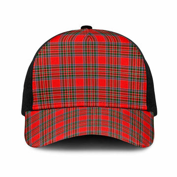 Binning Tartan Mesh Trucker Cap One Size (Adjustable) Black - Tartan Vibes Clothing
