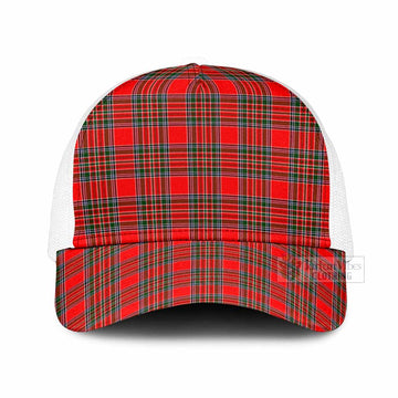 Binning Tartan Mesh Trucker Cap One Size (Adjustable) White - Tartan Vibes Clothing