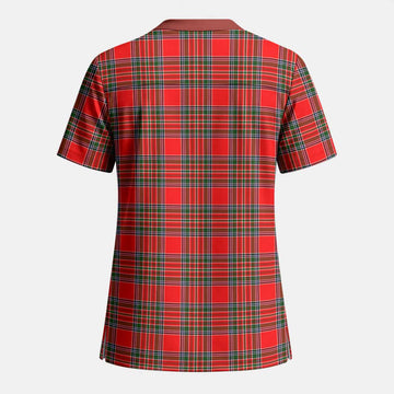 Binning Tartan Scrub Top - Tartan Vibes Clothing