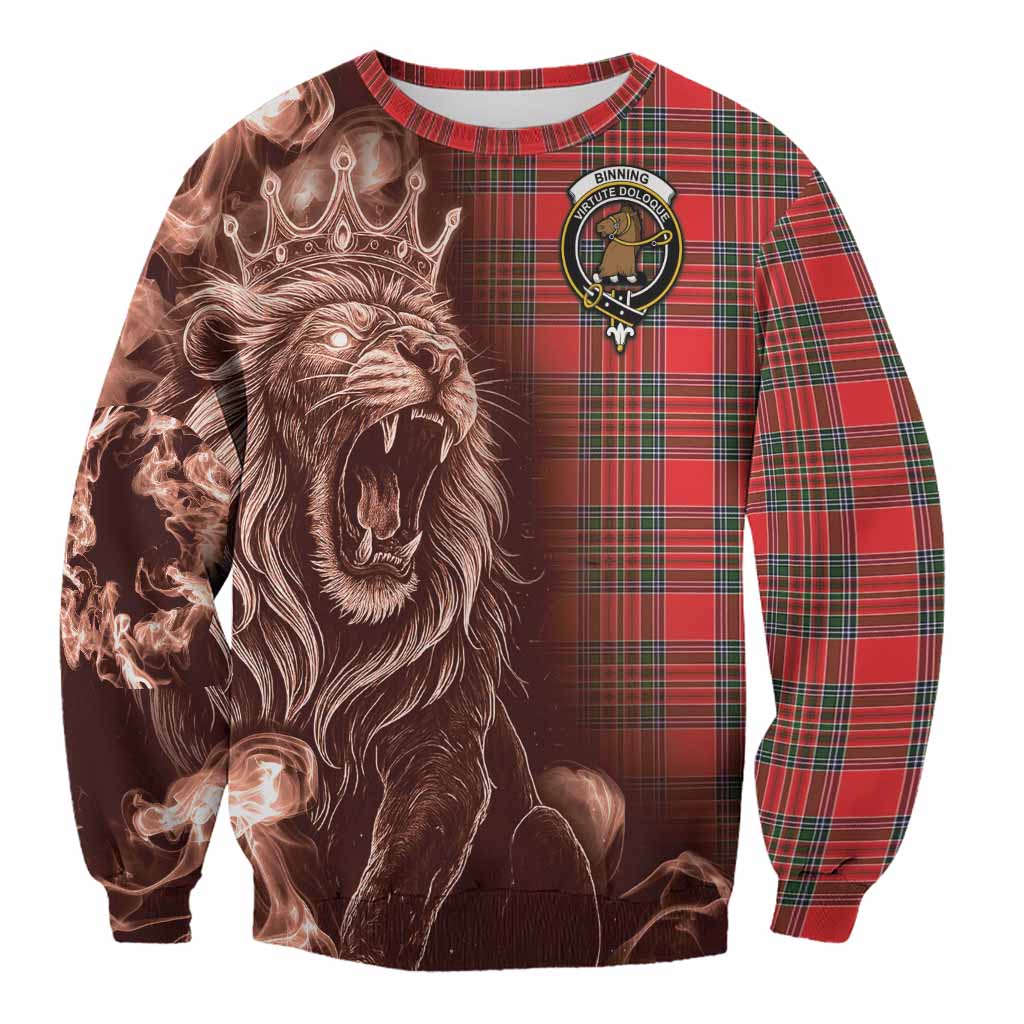 Binning Tartan Sweatshirt Roaring Lion Heritage