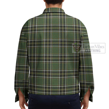 Birmingham Tartan Unisex Lapel Cotton Jacket - Tartan Vibes Clothing