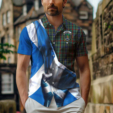 Bisset Tartan Hawaiian Shirt with Family Crest Scotland Patriotic Style Kid - Tartan Vibes Clothing