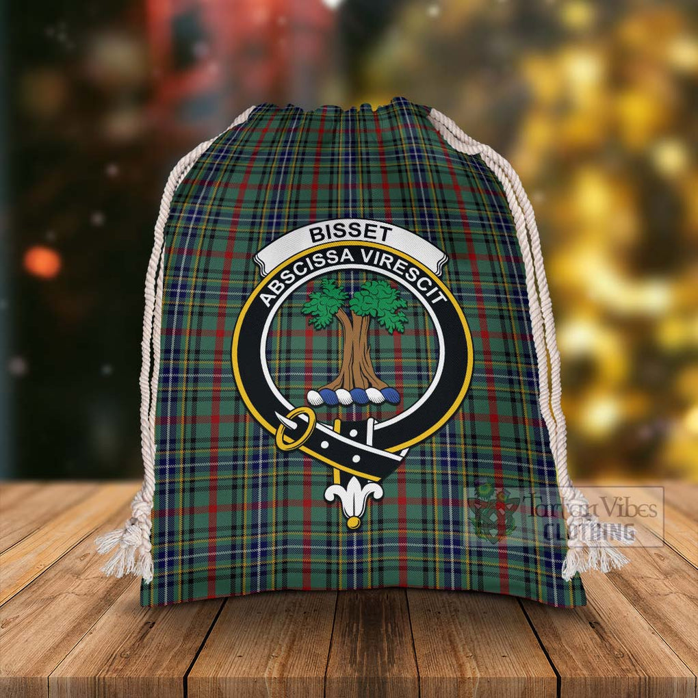 Bisset Tartan Christmas Santa's Bag with Family Crest - Tartan Vibes Clothing