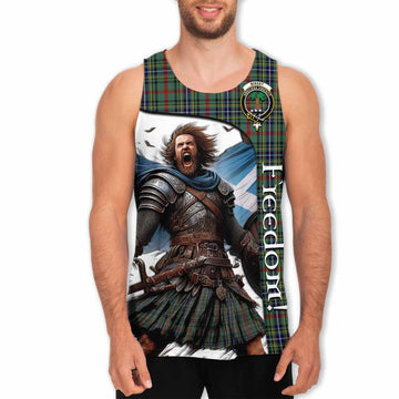 Bisset Crest Tartan Men's Tank Top Inspired by the Freedom of Scottish Warrior Men - Tartan Vibes Clothing