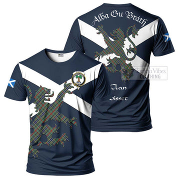 Bisset Tartan Lion Rampant T-Shirt Proudly Display Your Heritage with Alba Gu Brath and Clan Name Kid's Shirt - Tartan Vibes Clothing