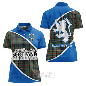 Bisset Family Crest Tartan Women's Polo Shirt Celebrate Saint Andrew's Day in Style Women - Tartan Vibes Clothing