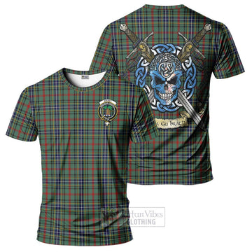 Bisset Tartan T-Shirt with Family Crest Celtic Skull Style Kid's Shirt - Tartan Vibes Clothing
