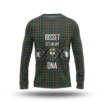 Bisset Tartan Long Sleeve T-Shirt with Family Crest DNA In Me Style Unisex - Tartan Vibes Clothing
