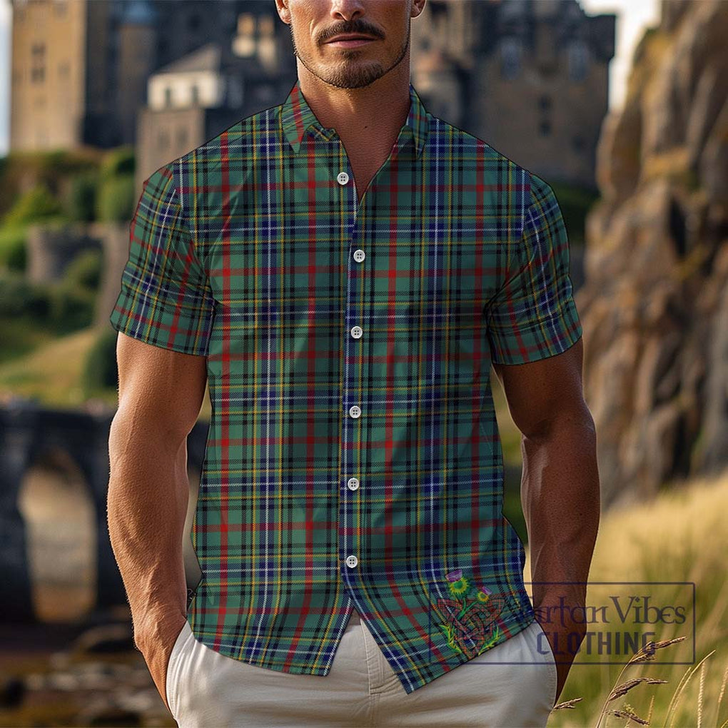 Bisset Tartan Cotton Hawaiian Shirt Kid - Tartan Vibes Clothing