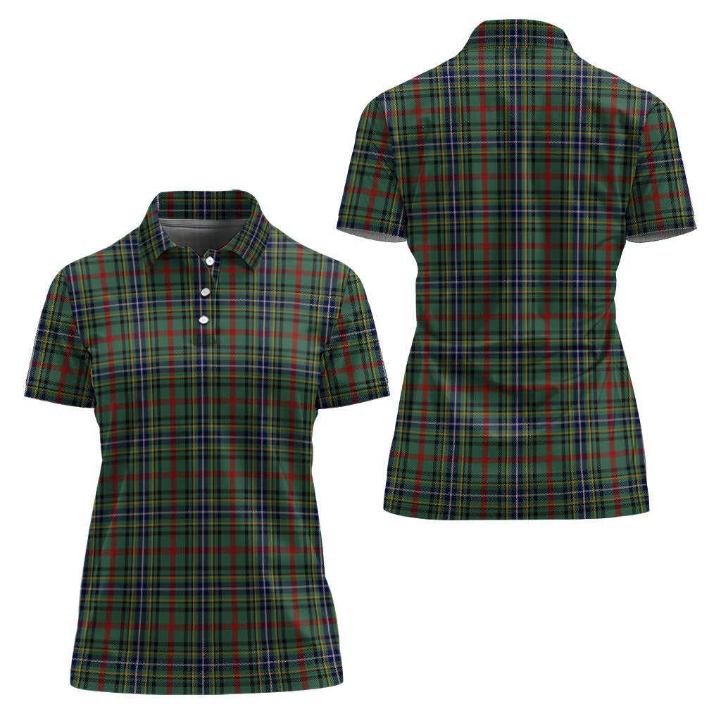 Bisset Tartan Polo Shirt For Women Women - Tartanvibesclothing