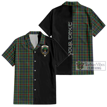 Bisset Tartan Hawaiian Shirt with Family Crest and Half Of Me Style Kid - Tartan Vibes Clothing