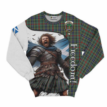 Bisset Crest Tartan Sweatshirt Inspired by the Freedom of Scottish Warrior Unisex - Tartan Vibes Clothing