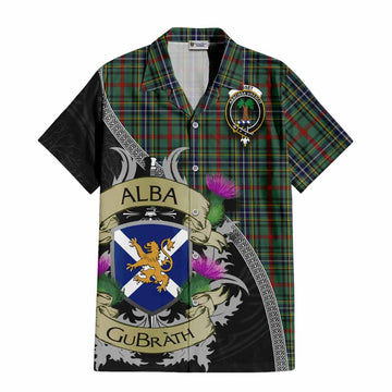 Bisset Tartan Family Crest Hawaiian Shirt Lion Rampant Royal Thistle Shield Celtic Inspired Kid - Tartan Vibes Clothing
