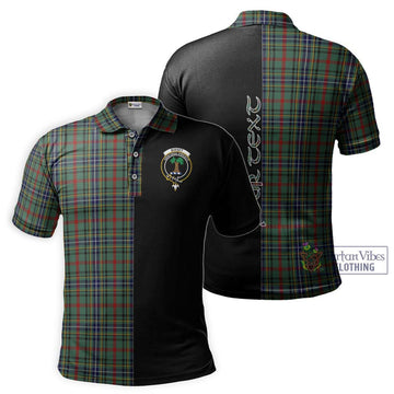 Bisset Tartan Polo Shirt with Family Crest and Half Of Me Style Kid - Tartan Vibes Clothing