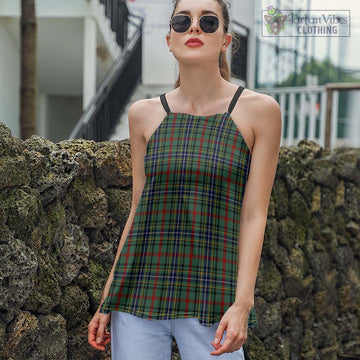 Bisset Tartan Loose Halter Neck Camisole Women - Tartan Vibes Clothing
