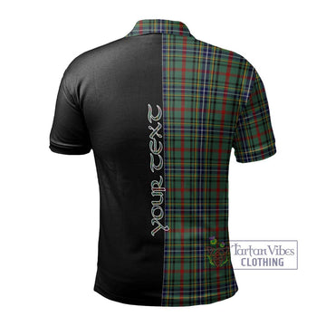Bisset Tartan Polo Shirt with Family Crest and Half Of Me Style - Tartan Vibes Clothing