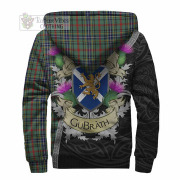 Bisset Tartan Family Crest Sherpa Hoodie Lion Rampant Royal Thistle Shield Celtic Inspired - Tartan Vibes Clothing