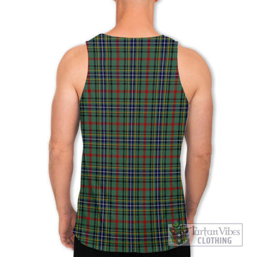 Bisset Tartan Men's Tank Top with Family Crest DNA In Me Style - Tartan Vibes Clothing