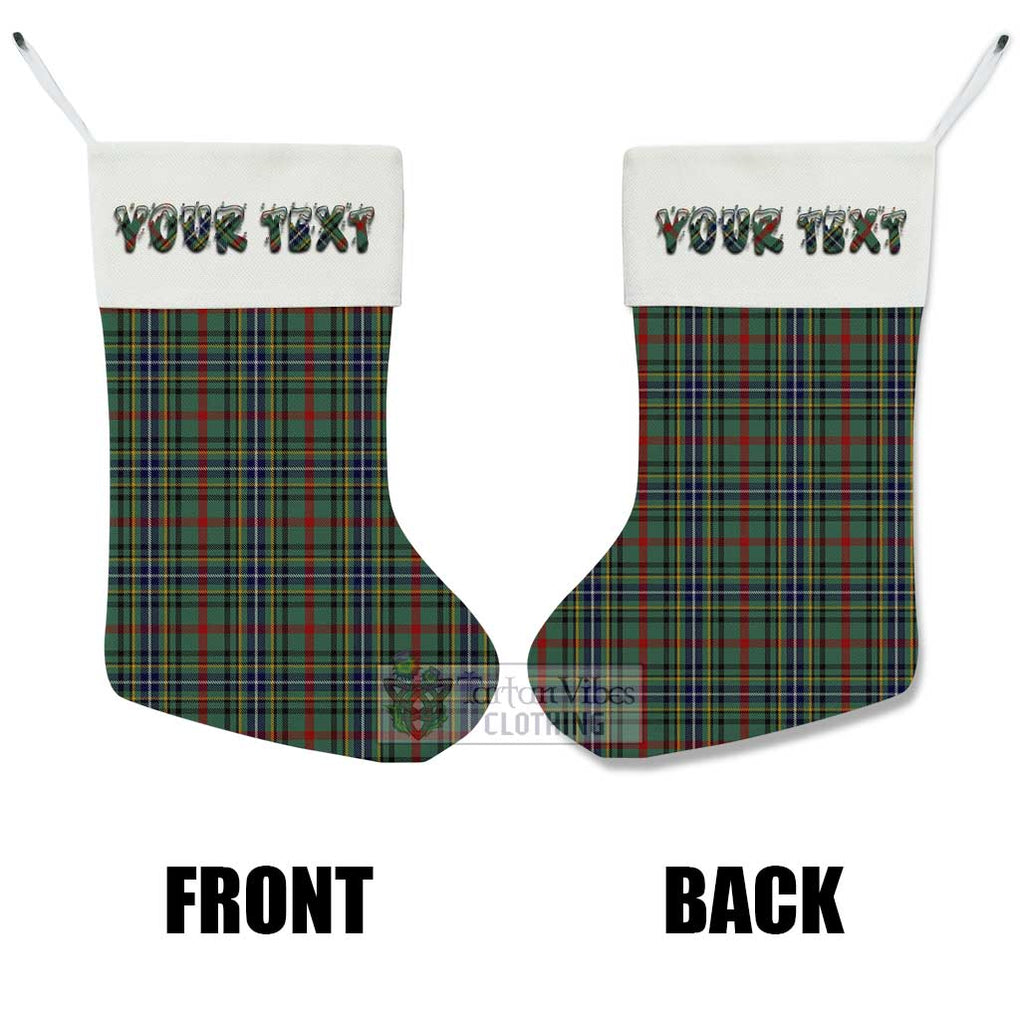 Bisset Tartan Christmas Stocking with Personalized Text - Tartan Vibes Clothing