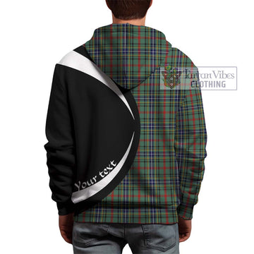 Bisset Tartan Hoodie with Family Crest Circle Style - Tartan Vibes Clothing