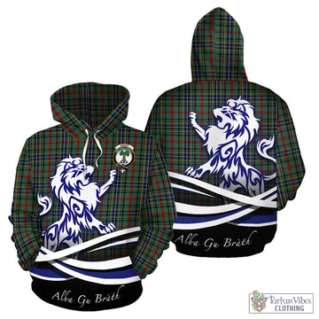 Bisset Tartan Hoodie with Alba Gu Brath Regal Lion Emblem - Tartan Vibes Clothing