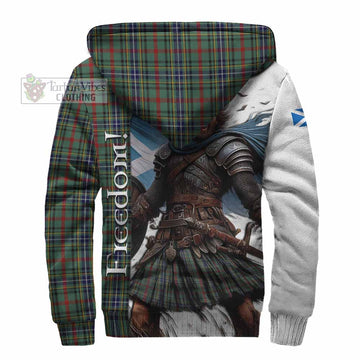 Bisset Crest Tartan Sherpa Hoodie Inspired by the Freedom of Scottish Warrior - Tartan Vibes Clothing