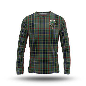 Bisset Tartan Long Sleeve T-Shirt with Family Crest - Tartan Vibes Clothing