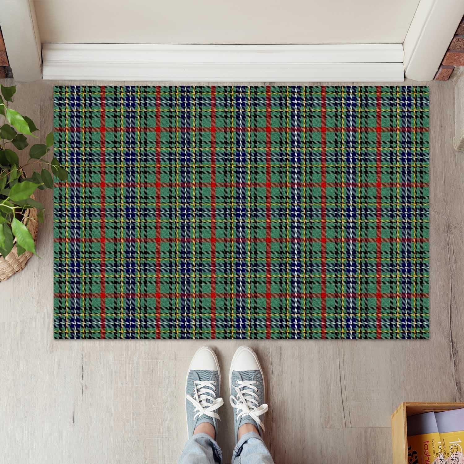 Bisset Tartan Rubber Doormat - Tartan Vibes Clothing