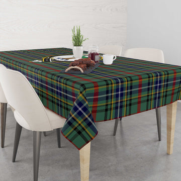Bisset Tartan Tablecloth with Family Crest M 39.4"x59"(100x150cm) - Tartan Vibes Clothing