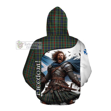 Bisset Crest Tartan Cotton Hoodie Inspired by the Freedom of Scottish Warrior Pullover Hoodie - Tartan Vibes Clothing