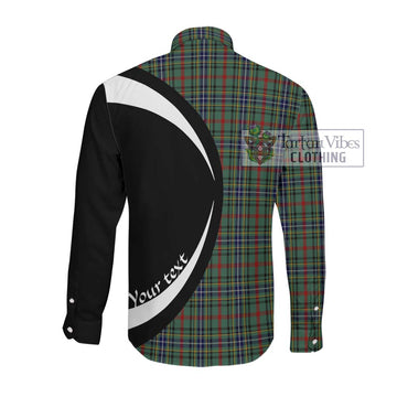 Bisset Tartan Long Sleeve Button Up with Family Crest Circle Style Men's Shirt - Tartan Vibes Clothing