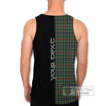 Bisset Tartan Men's Tank Top with Family Crest and Half Of Me Style - Tartan Vibes Clothing