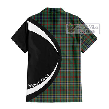 Bisset Tartan Hawaiian Shirt with Family Crest Circle Style - Tartan Vibes Clothing