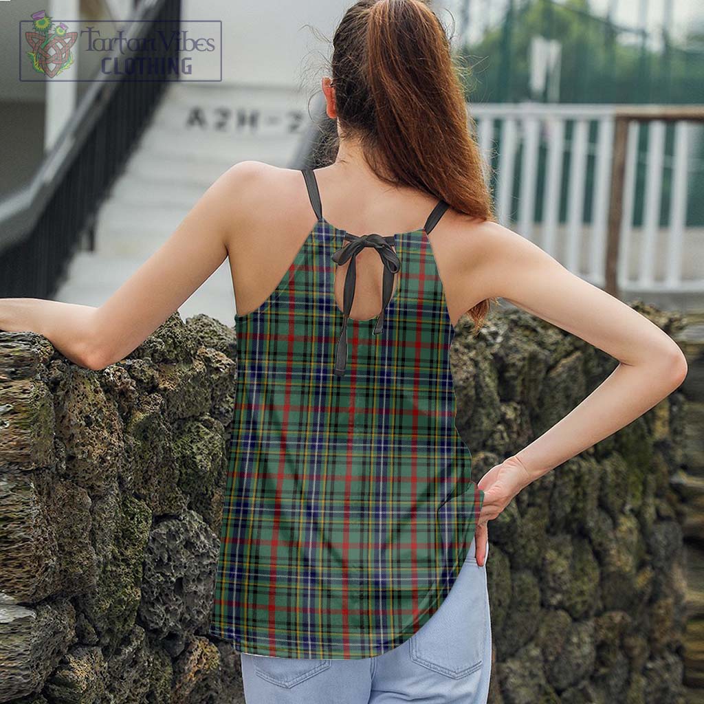 Bisset Tartan Loose Halter Neck Camisole - Tartan Vibes Clothing