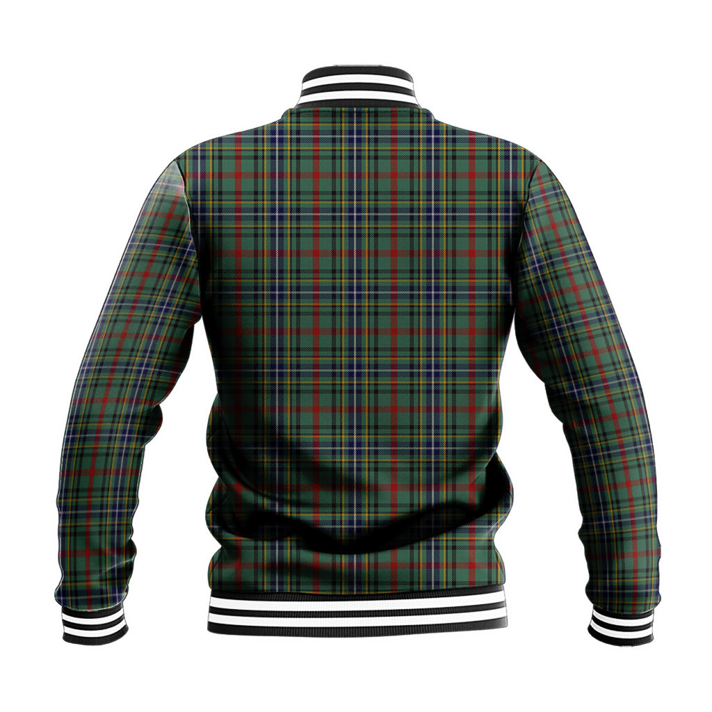 Bisset Tartan Baseball Jacket with Family Crest - Tartan Vibes Clothing