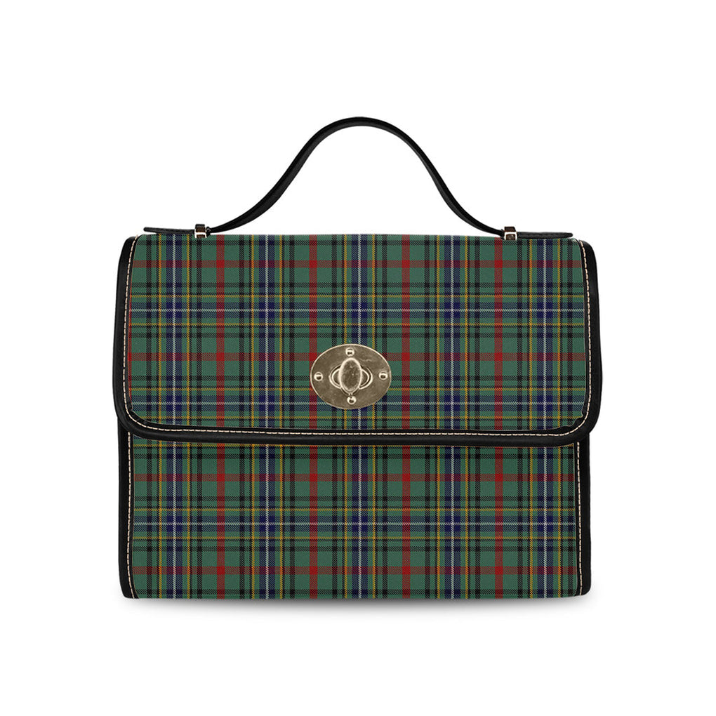 Bisset Tartan Leather Strap Waterproof Canvas Bag - Tartanvibesclothing