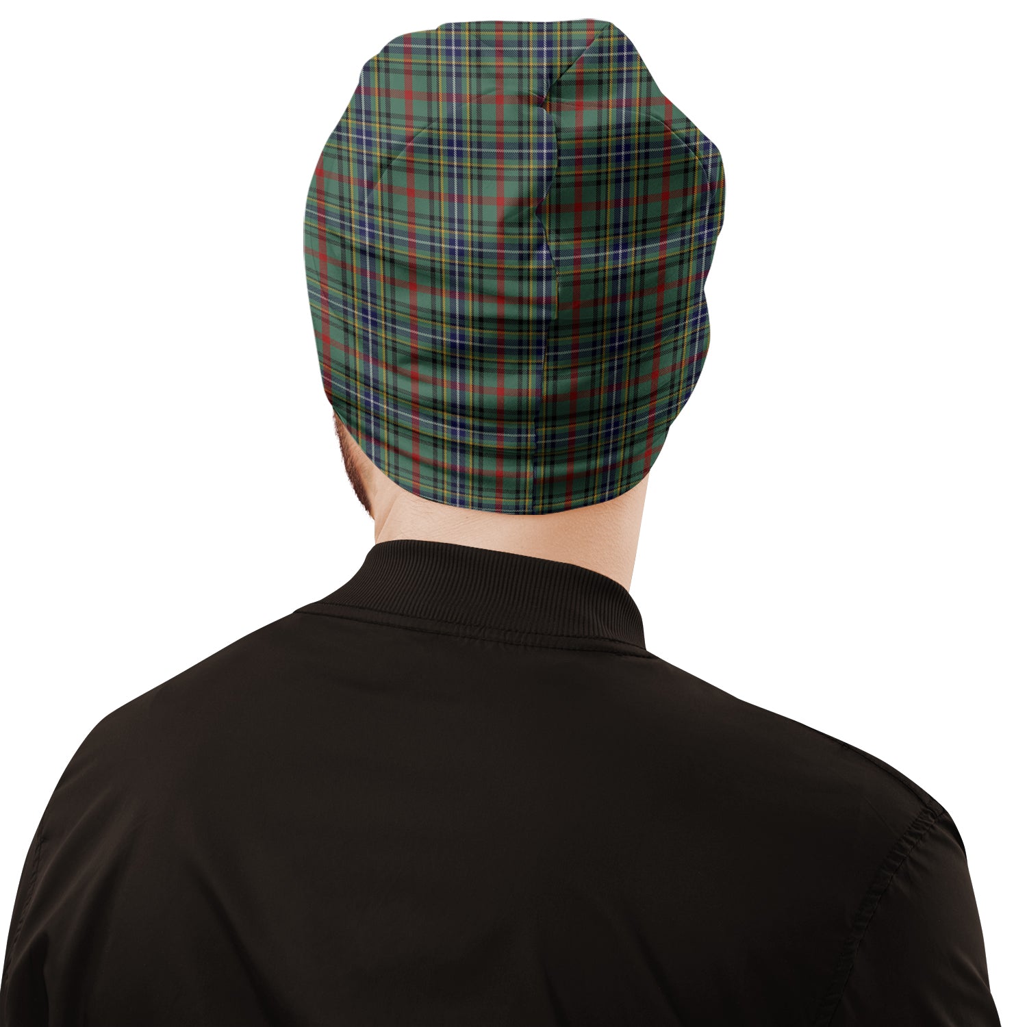Bisset Tartan Beanies Hat with Family Crest - Tartan Vibes Clothing