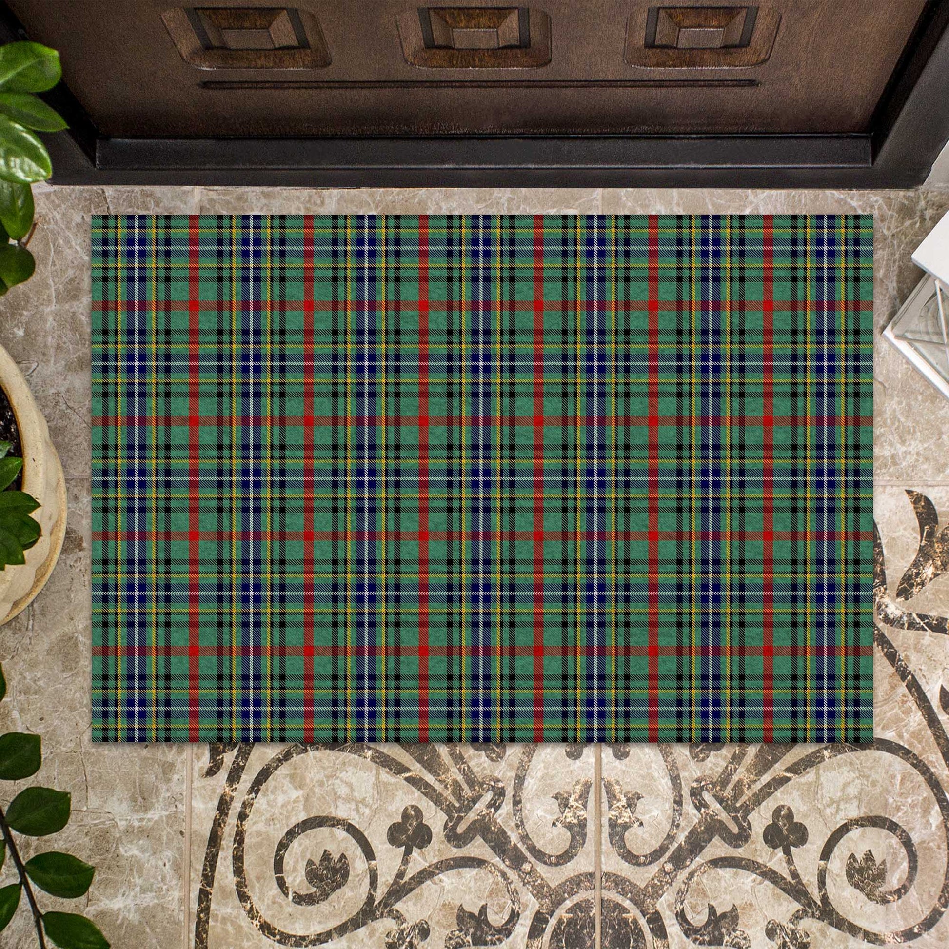 Bisset Tartan Rubber Doormat - Tartan Vibes Clothing