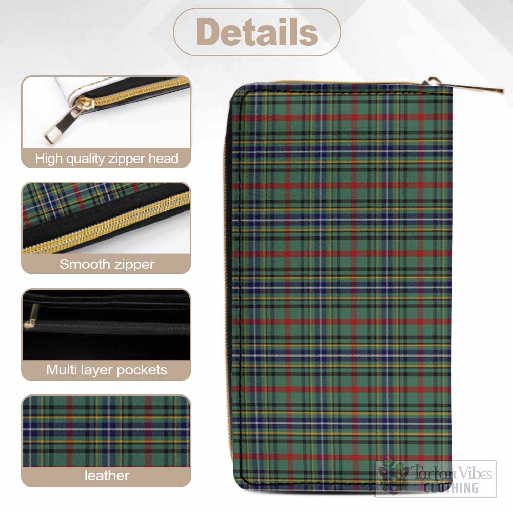 Bisset Tartan Women's Leather Wallet - Tartan Vibes Clothing
