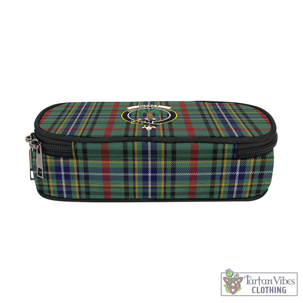 Bisset Tartan Pen and Pencil Case with Family Crest - Tartan Vibes Clothing