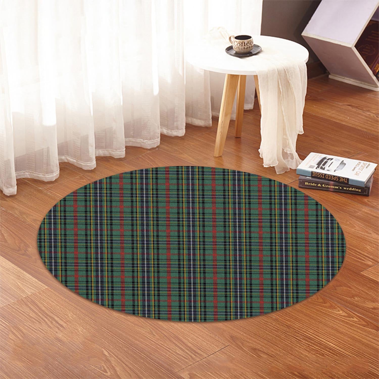 Bisset Tartan Round Rug - Tartan Vibes Clothing