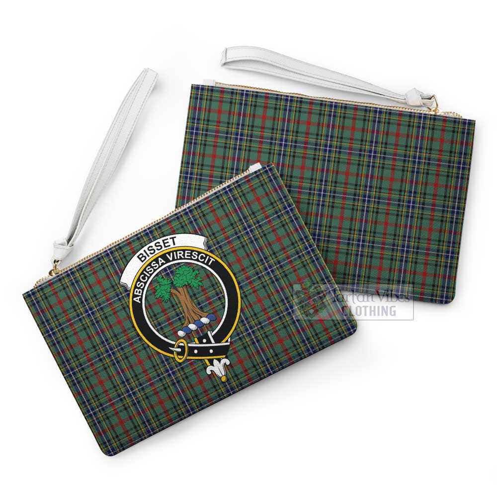 Tartan Vibes Clothing Bisset Family Crest Tartan Clutch Bag